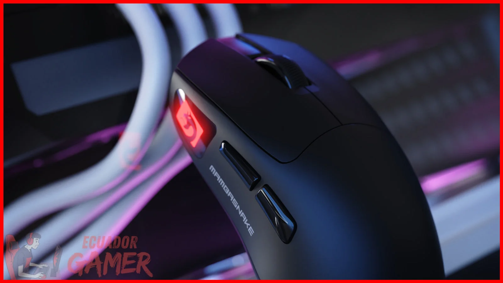 Definir el tipo de juego y superficie de juego (mousepad de tela)