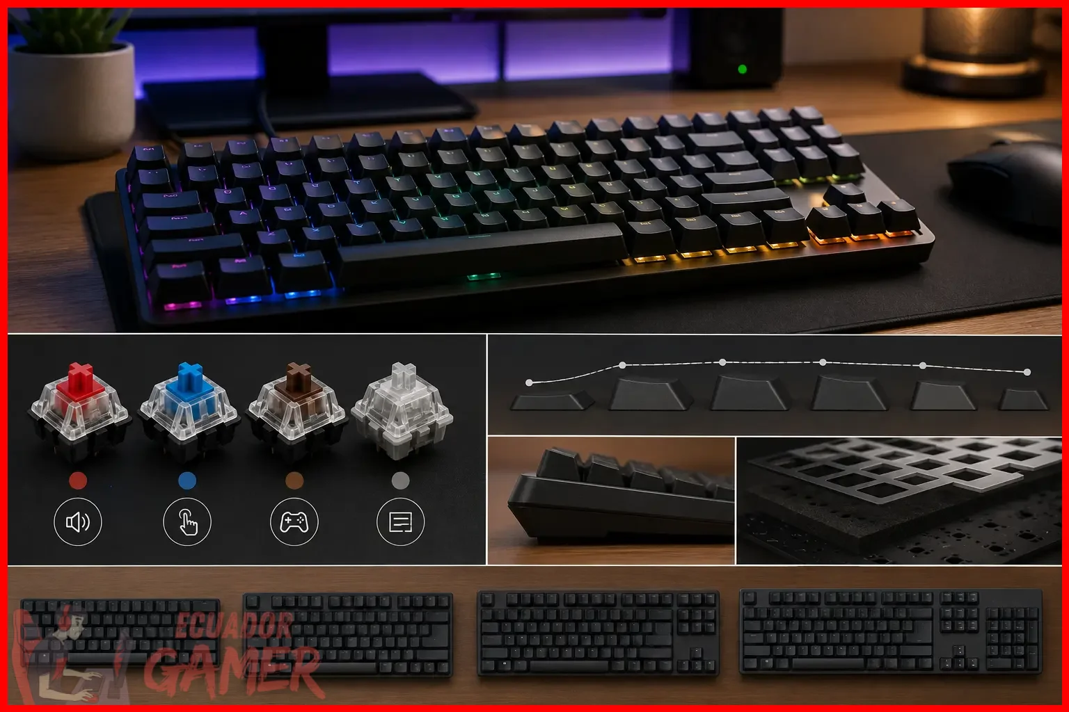 Errores comunes al elegir switches del teclado y consejos para acertar